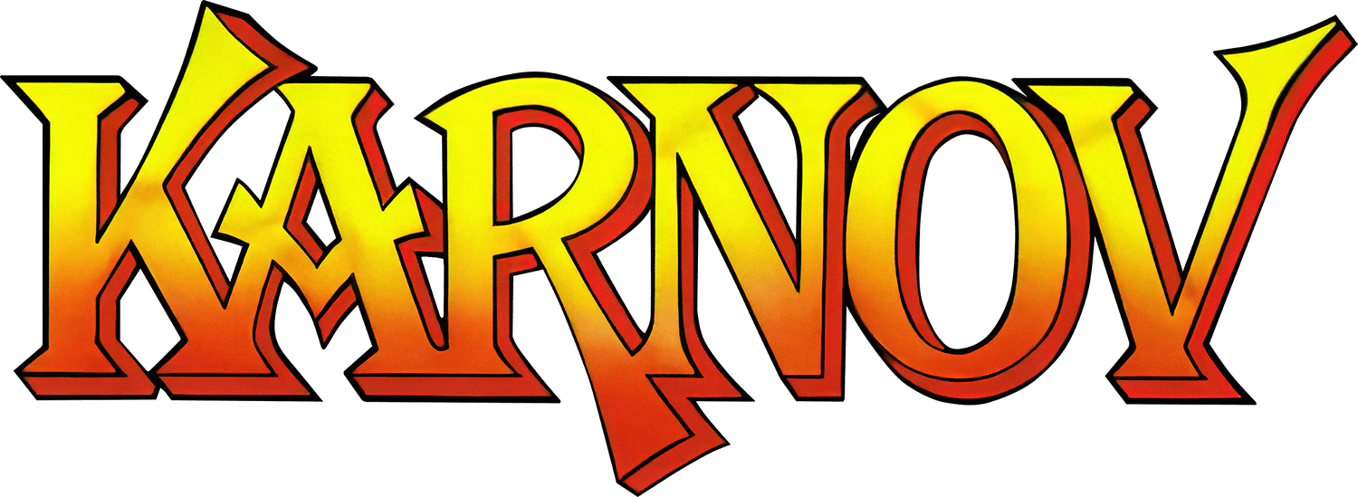 Karnov logo for NES
